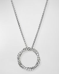 David Yurman - Petite Pave Infinity Pendant Necklace With Diamonds - Lyst