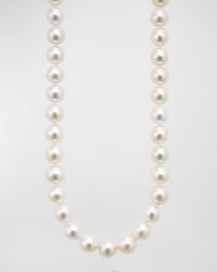 Lagos - Sterling Silver And 18k Luna Pearl Strand Necklace - Lyst