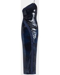 Giorgio Armani - Paillette Tulle One-Shoulder Gown - Lyst
