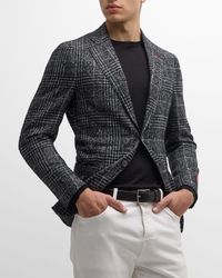 Isaia - Two-Tone Boucle Plaid Sport Coat - Lyst