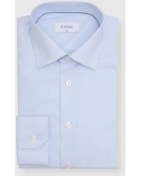 Eton - Contemporary Fit Micro-Stripe Dress Shirt - Lyst