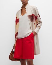 Misook - Painted Sunset Button-Front Shirt Jacket - Lyst