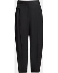 Alaïa - Technical Taffeta Tailored Pants - Lyst