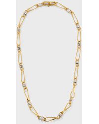 Marco Bicego - 18k Yellow Gold Marrakech Onde Single Link Necklace - Lyst