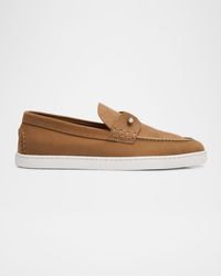 Christian Louboutin - Chambeliboat Donna Nubuck Boat Shoes - Lyst