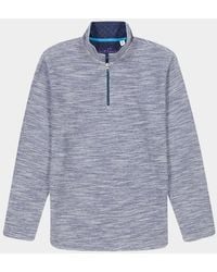 Robert Graham - Heathered Knit Quarter-Zip Sweater - Lyst