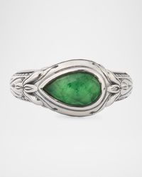 Konstantino - Ivy Rock Crystal, And Mop Triplet Statement Ring - Lyst