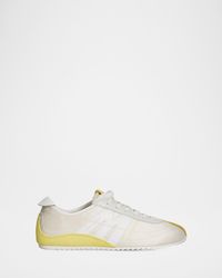 Marc Jacobs - The 400 Bleecker Mixed Leather Low-Top Sneakers - Lyst
