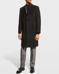 Brioni - Solid Cashmere Topcoat - Lyst