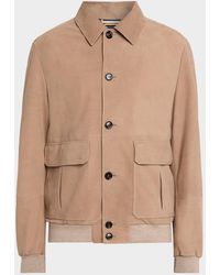 Stefano Ricci - Apos;S Suede Button-Front Shirt Jacket - Lyst