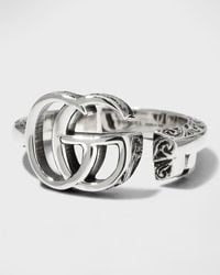 Gucci - GG Marmont Key Sterling Silver Ring - Lyst