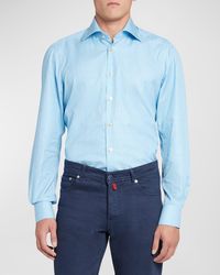 Kiton - Cotton Glen Check Sport Shirt - Lyst