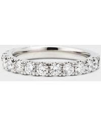 Neiman Marcus - Lab Grown Diamond Platinum Round-Cut Eternity Ring, Size 7.5, 1.4Ctw - Lyst