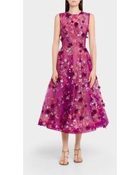 a line dress xxl Women's Elegyn A-line Queen Anne Neck Velvet Satin Floor Length Dress XS/S/M/L/XL/XXL/Pink/Black/MEAN BLVD Pink / XL main image 0