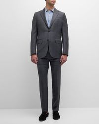 Zegna - Two-Tone Plaid Wool Suit - Lyst