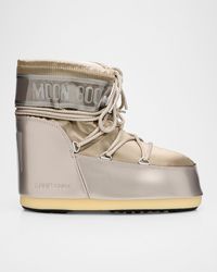 Moon Boot - Icon Glance Satin Low Snow Boots - Lyst