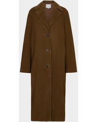 Vince - Long Suede Coat - Lyst