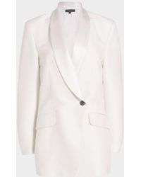 Rag & Bone - Femi Wool-Blend Double-Breasted Blazer Mini Dress - Lyst