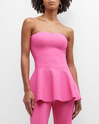 Peplum Bustier Tops for Women - Up to 75% off | Lyst