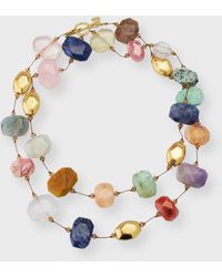 Margo Morrison - 35" Multi-Stone Vermeil Bead Necklace - Lyst