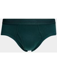 Tom Ford - Apos;S Solid Cotton Jersey Briefs - Lyst