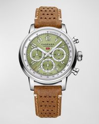 Chopard - Mille Miglia 40mm Classic Chronograph Green Dial Watch - Lyst