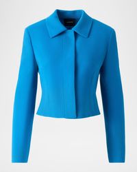 Akris - Helios Wool Slim Short Jacket - Lyst