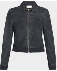 The Row - Axelette Suede Jacket - Lyst