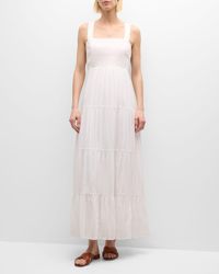 PAIGE - Ginseng Tiered A-Line Maxi Dress - Lyst