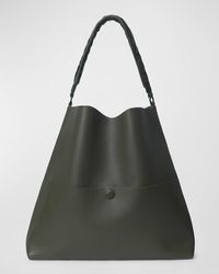 Callista - Grained Leather Slim Medium Tote Bag - Lyst