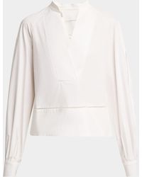 Proenza Schouler - Grayson Ladder Stitch Poplin Top - Lyst