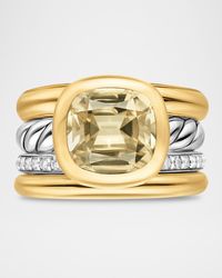David Yurman - Dy Mercer 4 Row Stone Ring With Diamonds - Lyst