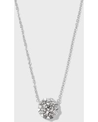 Memoire - 18k White Gold Diamond Bouquet Fashion Necklace, 0.66tcw - Lyst