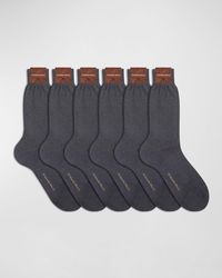 Stefano Ricci - 6-Pack Solid Cotton Socks - Lyst