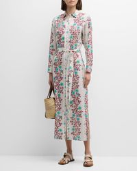 Etro - Floral-print Maxi Dress Coverup - Lyst