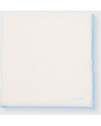 Zegna - Cotton-Silk Pocket Square - Lyst