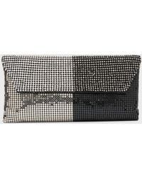 Whiting & Davis - Duet Two-tone Crystal Clutch Bag - Lyst