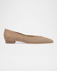 Bernardo - Lana Suede Ballet Flats - Lyst