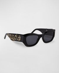 Palm Angels - Canby Acetate & Metal Cat-Eye Sunglasses - Lyst