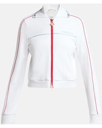 CASABLANCA - Textured Pique Embroidered Track Jacket - Lyst
