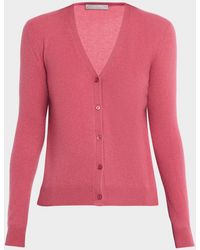 Neiman Marcus - Cashmere V-Neck Cardigan - Lyst