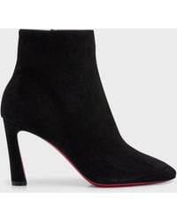 Christian Louboutin Libellibooty Mesh Red Sole Stiletto Booties