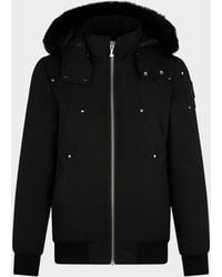 Moose Knuckles - Apos;S Shearling Ballistic Bomber Jacket - Lyst