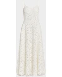 Jonathan Simkhai - Julia Sleeveless Floral Lace Midi Dress - Lyst
