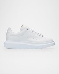 McQueen - Larry Leather Oversized Low-Top Sneakers - Lyst