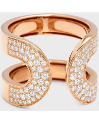 Mattioli - 18k Rose Gold Diamond Aruba Ring - Size 6.5 - Lyst