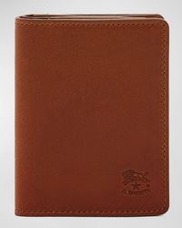 Il Bisonte - Oriuolo Leather Bifold Card Holder - Lyst