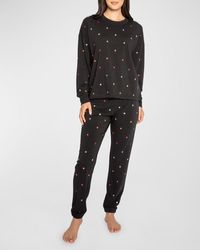 Pj Salvage - Retro Rockies Star-Embroidered Pajama Set - Lyst