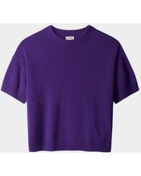 STAUD - Sorrento Cashmere Sweater - Lyst