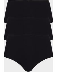 Commando - Classic High-Rise Microfiber Bikini Briefs, Pack Of 3 - Lyst